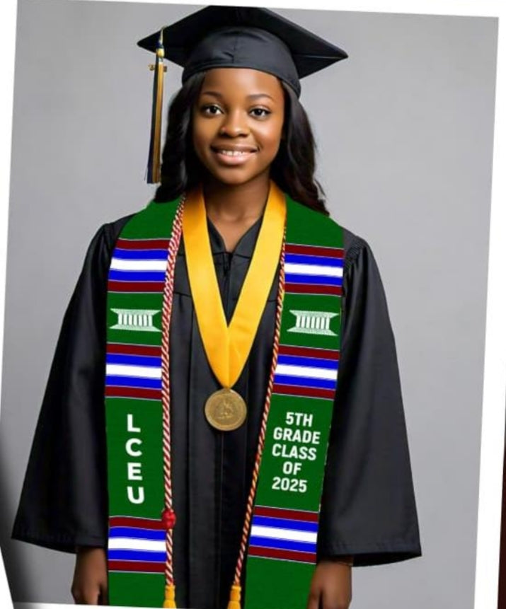 *ALERT* Click view details below to fill student form-LCEU Graduation Stole/Sash
