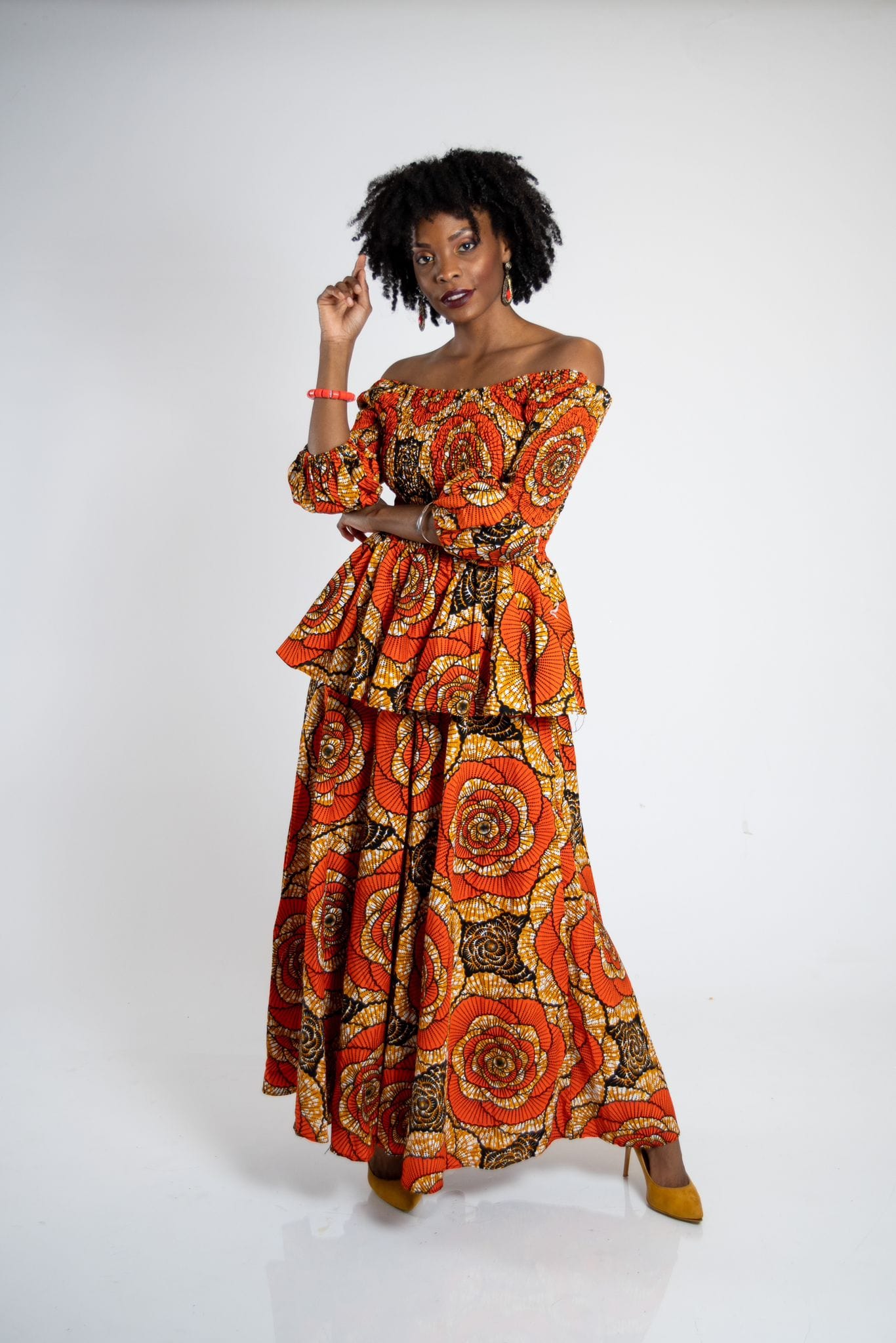 2 pieces Top and Maxi Skirt | African women wear Abbiexpress 2 pieces Top and Maxi Skirt | African women wear Abbiexpress