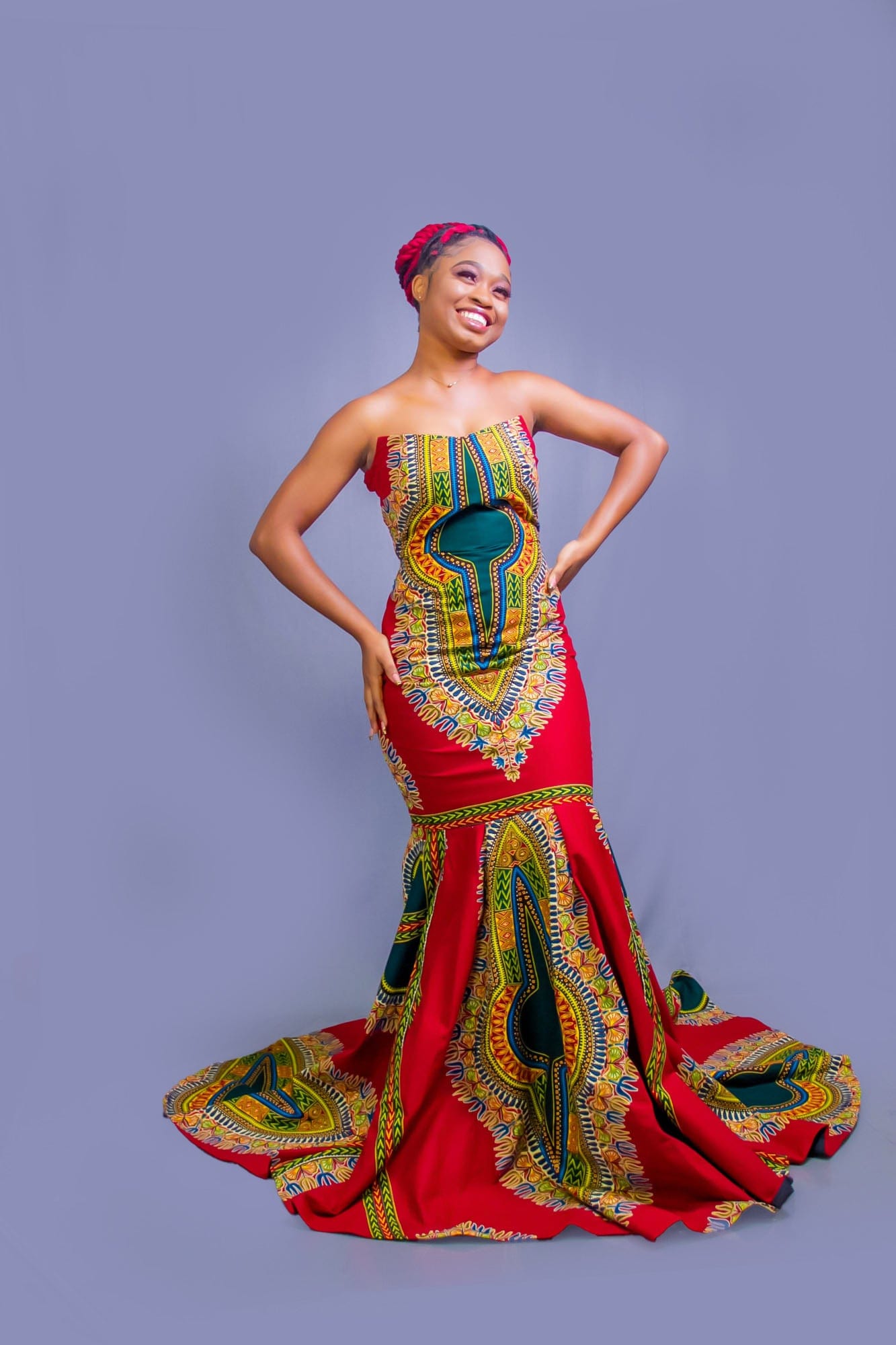 Dashiki Maxi Bridal Prom Dress | African women wear XXL Dashiki Maxi Bridal Prom Dress | African women wear XXL