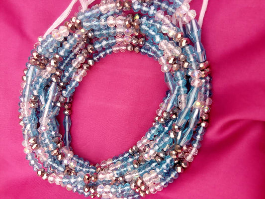 Abbiexpress Crystal Waist Beads