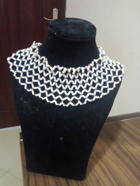 ALL IN ONE SOURCE,LLC African Beaded Collar Necklace African Beaded Collar Necklace - Abbiexpress