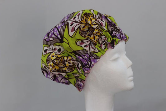 NMLOKI Hair Bonnet Colourful African print hair bonnet