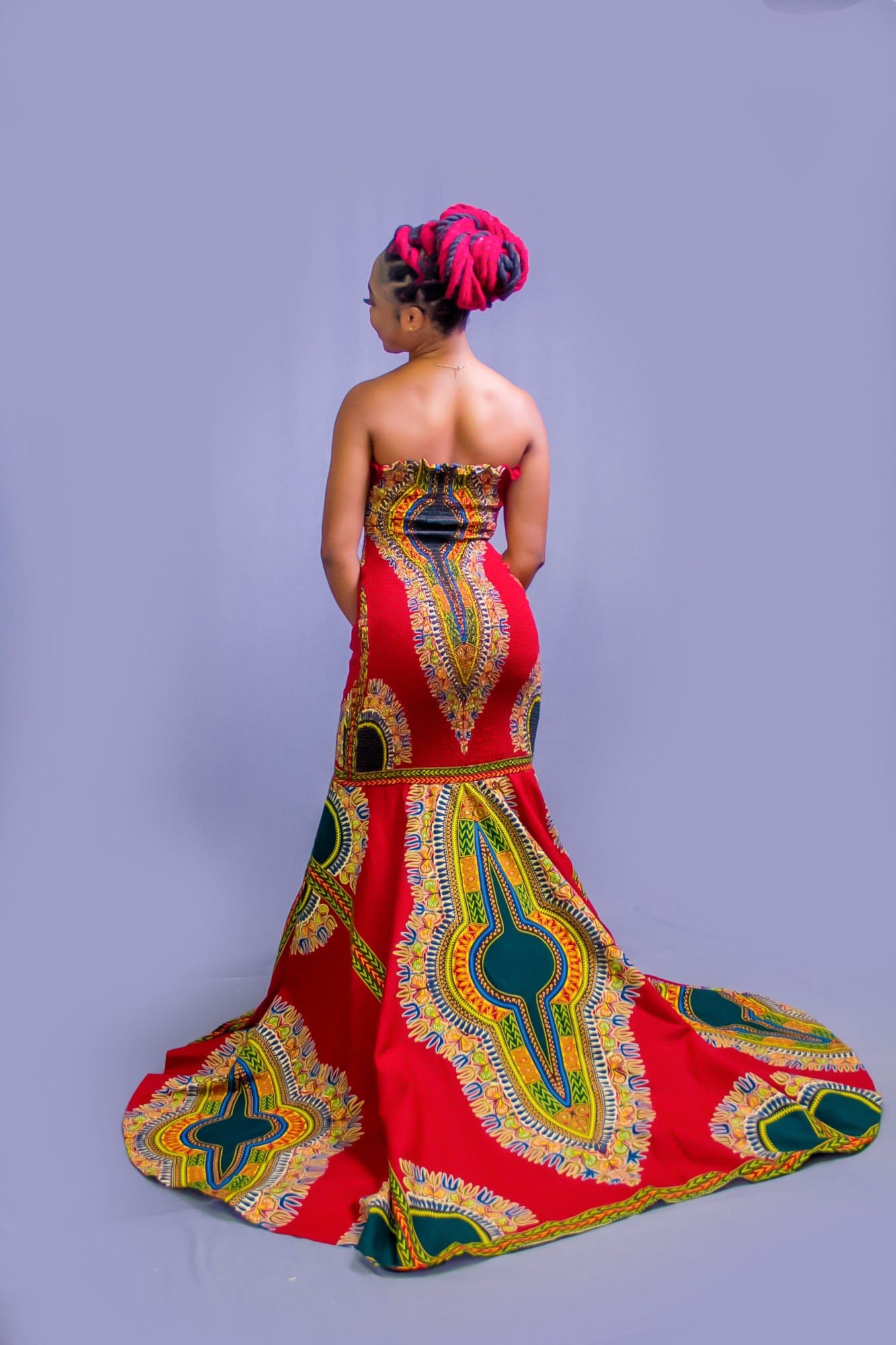 Dashiki Maxi Bridal Prom Dress | African Women Wear XXL Dashiki Maxi Bridal Prom Dress | African Women Wear XXL