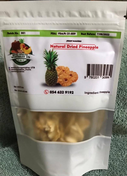 Abbiexpress GROCERIES (Including health, food, nutrition) Natural Dried pineapple