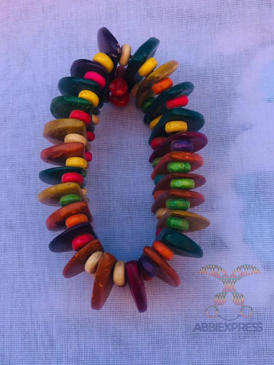 Abbiexpress JEWELRY (including necklaces, bracelets, beads) Traditional colourful beaded bracelet