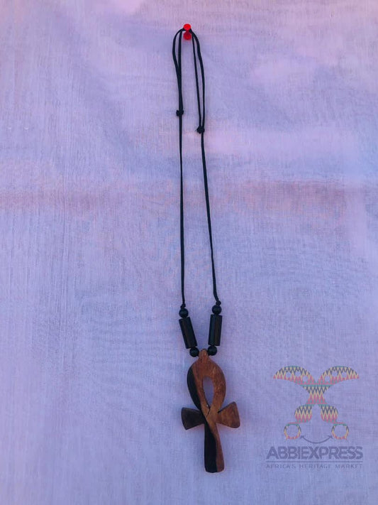 Abbiexpress JEWELRY (including necklaces, bracelets, beads) Traditional necklace with signature "Wooden Cross" locket
