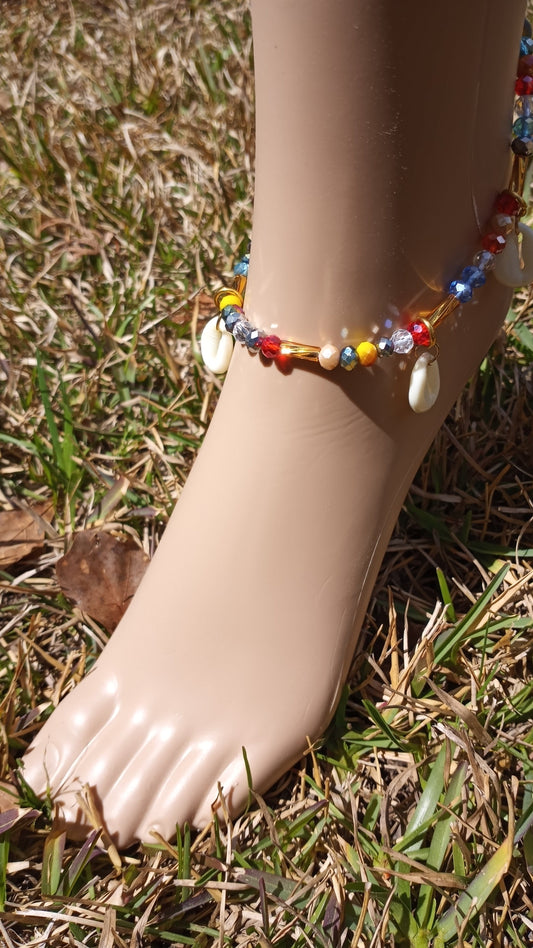 Abbiexpress Multicolored Anklets