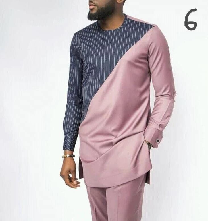 Nissiana African men's wear top and pants/trousers
