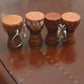 Wooden Drum Key Chain Wholesale